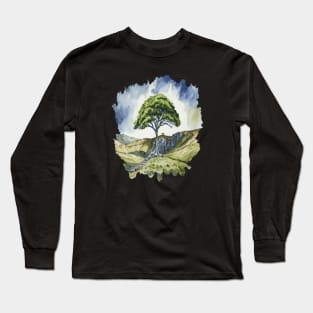 sycamore gap tree Long Sleeve T-Shirt